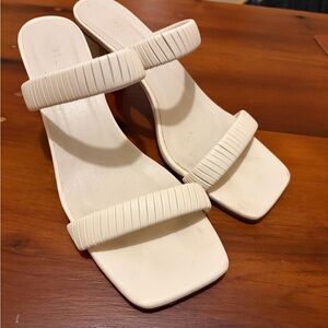Billini Cream Strappy Heels